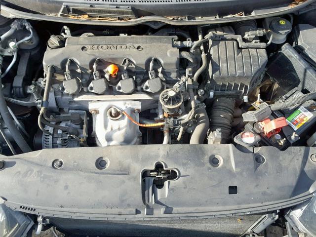 2HGFG12989H536423 - 2009 HONDA CIVIC EXL 黑色 照片 7