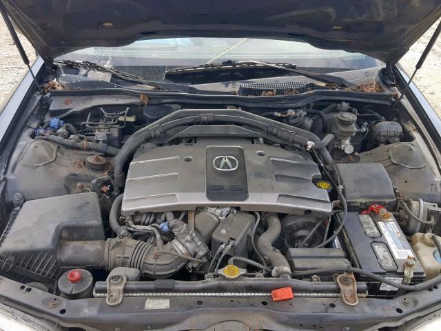 JH4KA96644C005632 - 2004 ACURA 3.5RL BLACK photo 7