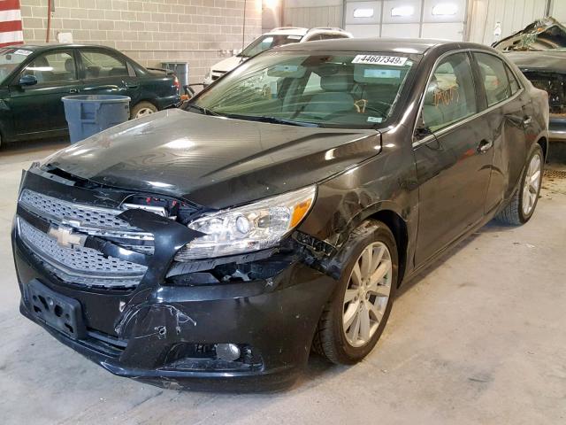 1G11H5SAXDF341840 - 2013 CHEVROLET MALIBU LTZ შავი ფოტო 2
