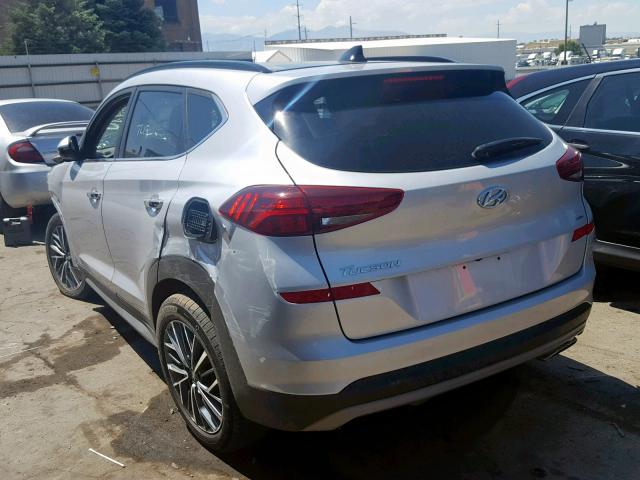 KM8J3CAL3KU891172 - 2019 HYUNDAI TUCSON LIM SILVER photo 3