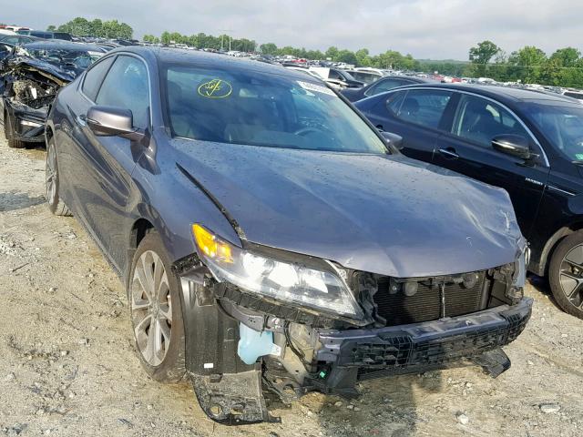 1HGCT2B80FA009000 - 2015 HONDA ACCORD EXL GRAY photo 1