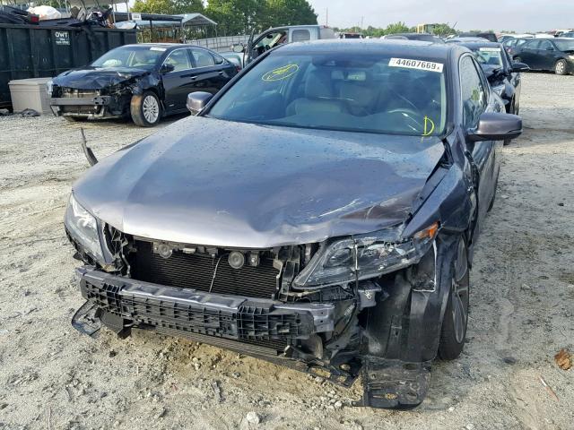 1HGCT2B80FA009000 - 2015 HONDA ACCORD EXL GRAY photo 2