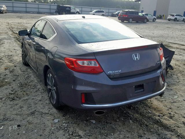 1HGCT2B80FA009000 - 2015 HONDA ACCORD EXL GRAY photo 3