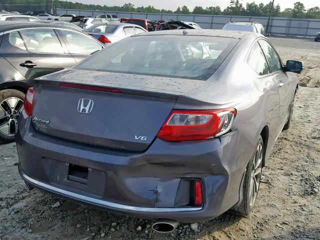 1HGCT2B80FA009000 - 2015 HONDA ACCORD EXL GRAY photo 4