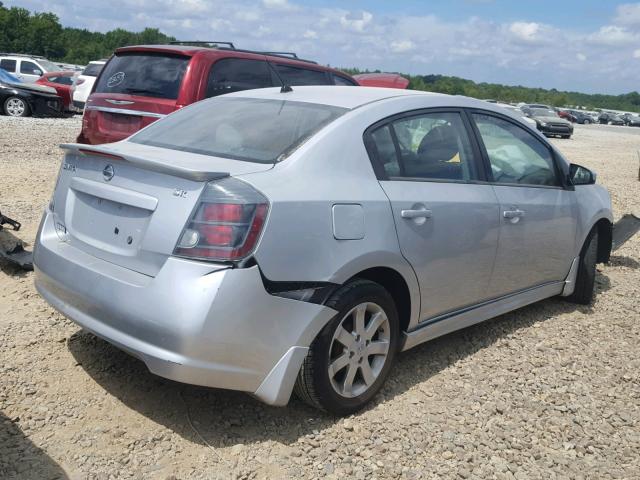 3N1AB6AP4AL710152 - 2010 NISSAN SENTRA 2.0 SILVER photo 4