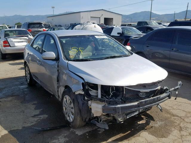 KNAFU4A26A5806836 - 2010 KIA FORTE EX SILVER photo 1