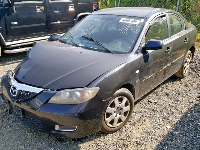 JM1BK12G181184650 - 2008 MAZDA 3 I BLACK photo 2