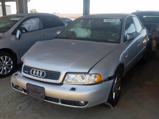 WAUDH68D91A049288 - 2001 AUDI A4 2.8 QUA SILVER photo 2