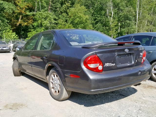 JN1CA31D21T625337 - 2001 NISSAN MAXIMA GXE GRAY photo 3