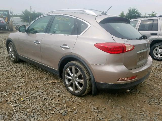 JNKAJ09F28M359653 - 2008 INFINITI EX35 BASE TAN photo 3