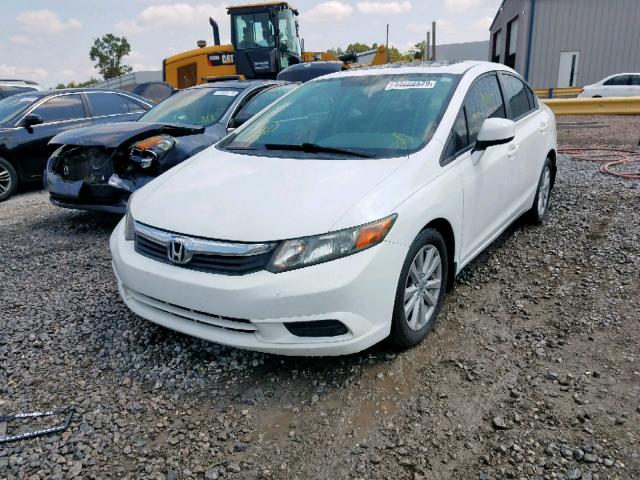 2HGFB2F9XCH500884 - 2012 HONDA CIVIC EXL 白色 照片 2