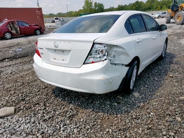 2HGFB2F9XCH500884 - 2012 HONDA CIVIC EXL 白色 照片 4
