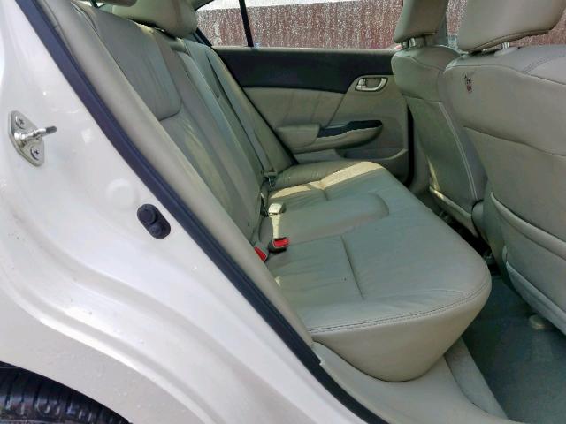 2HGFB2F9XCH500884 - 2012 HONDA CIVIC EXL 白色 照片 6