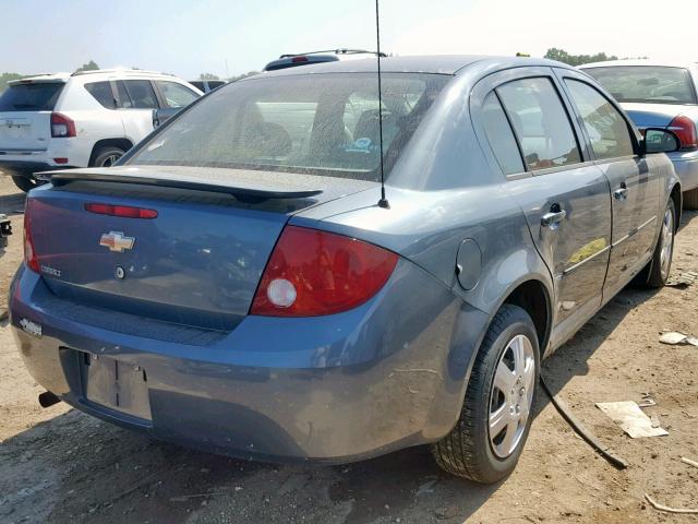 1G1AK52F857538112 - 2005 CHEVROLET COBALT BLUE photo 4