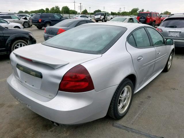 2G2WS542751142746 - 2005 PONTIAC GRAND PRIX SILVER photo 4