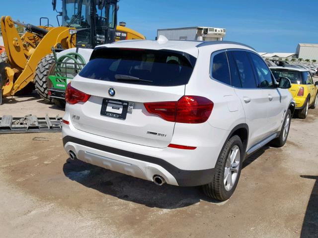 5UXTR7C55KLF27568 - 2019 BMW X3 SDRIVE3 Ақ фото 4