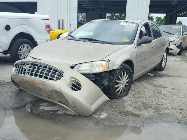 1C3EL46X22N227032 - 2002 CHRYSLER SEBRING LX TAN photo 2