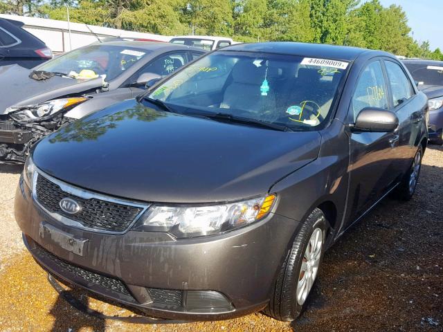 KNAFU4A25C5563023 - 2012 KIA FORTE EX GRAY photo 2