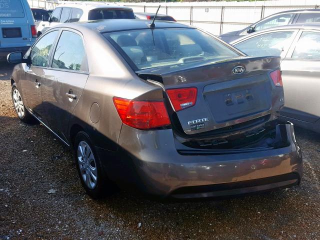 KNAFU4A25C5563023 - 2012 KIA FORTE EX GRAY photo 3