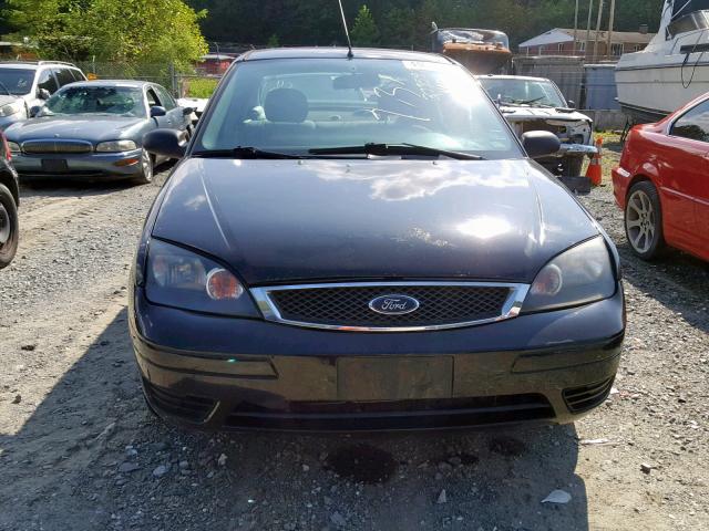 1FAFP34N57W261070 - 2007 FORD FOCUS ZX4 BLACK photo 9