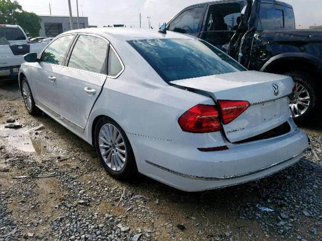 1VWBT7A30GC009031 - 2016 VOLKSWAGEN PASSAT SE WHITE photo 3