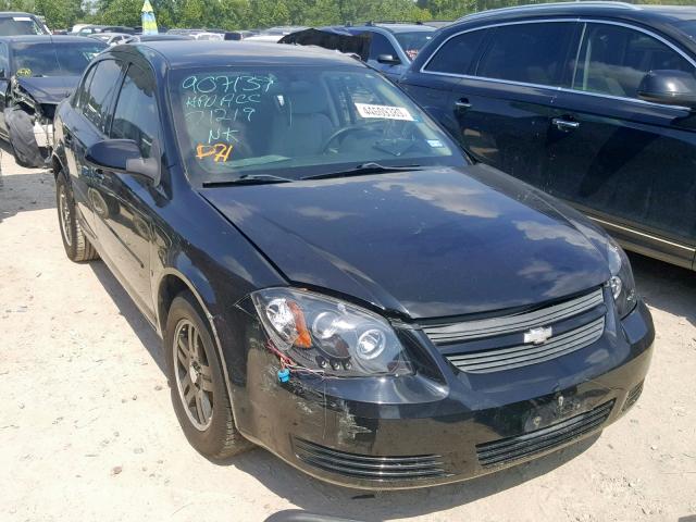 1G1AT58H897107913 - 2009 CHEVROLET COBALT LT BLACK photo 1