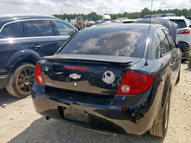 1G1AT58H897107913 - 2009 CHEVROLET COBALT LT BLACK photo 4