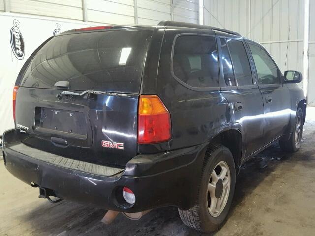 1GKDT13S062340200 - 2006 GMC ENVOY BLACK photo 4