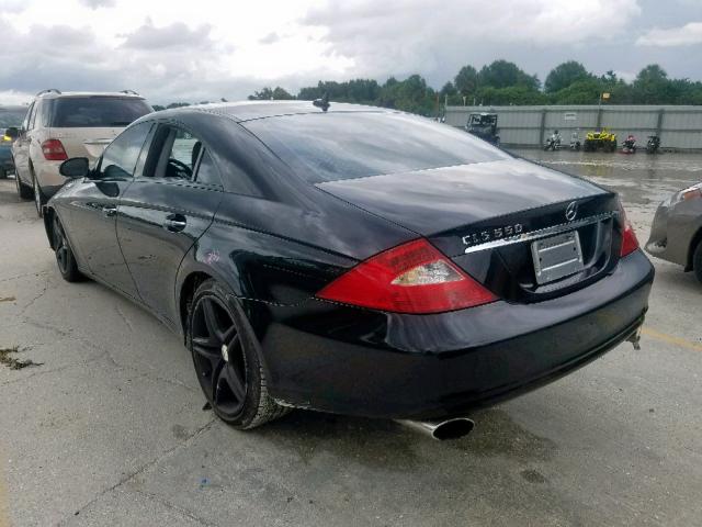 WDDDJ72X78A130368 - 2008 MERCEDES-BENZ CLS 550 BLACK photo 3