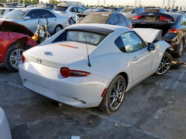 JM1NDAM74J0204681 - 2018 MAZDA MX-5 MIATA WHITE photo 4