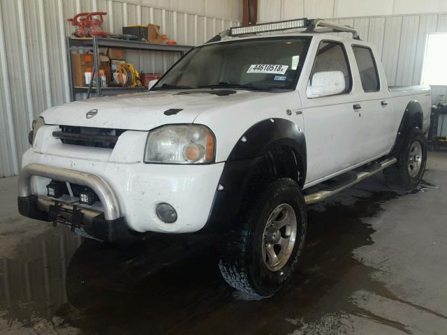 1N6ED29X12C359524 - 2002 NISSAN FRONTIER C WHITE photo 2