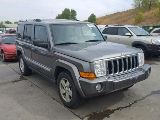 1J8HG58P37C592315 - 2007 JEEP COMMANDER SILVER photo 1