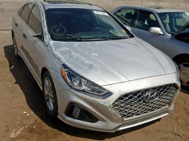 5NPE34AF8JH651260 - 2018 HYUNDAI SONATA SPO SILVER photo 1