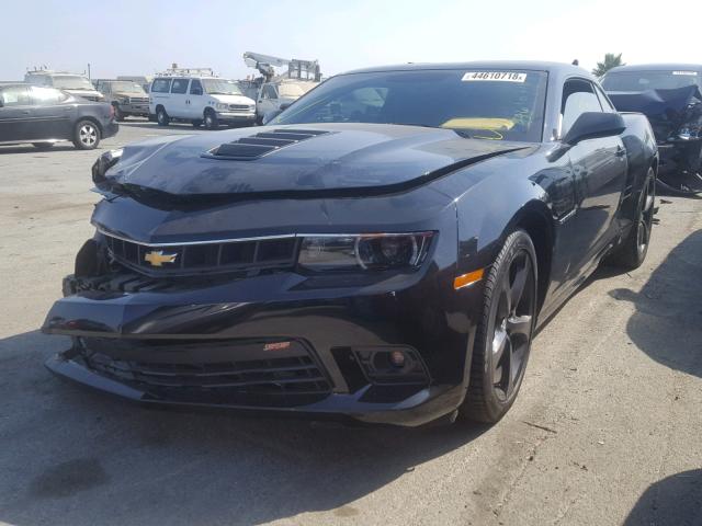 2G1FK1EJ3F9236628 - 2015 CHEVROLET CAMARO 2SS BLACK photo 2