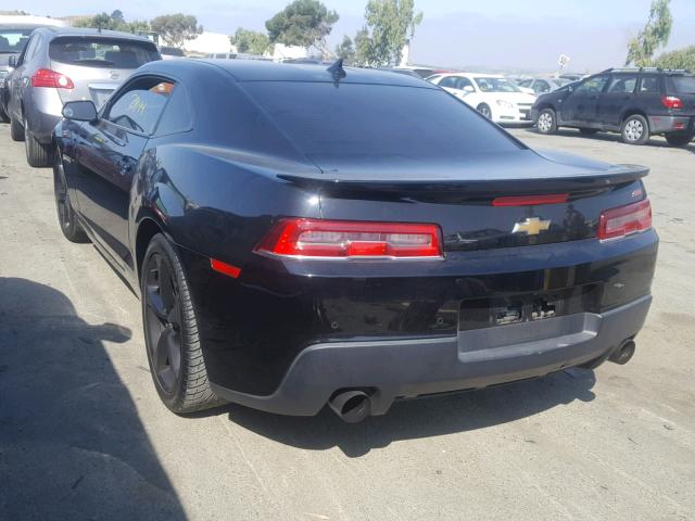 2G1FK1EJ3F9236628 - 2015 CHEVROLET CAMARO 2SS BLACK photo 3