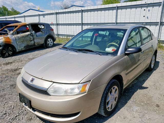 1G8AZ52FX3Z147820 - 2003 SATURN ION LEVEL GOLD photo 2
