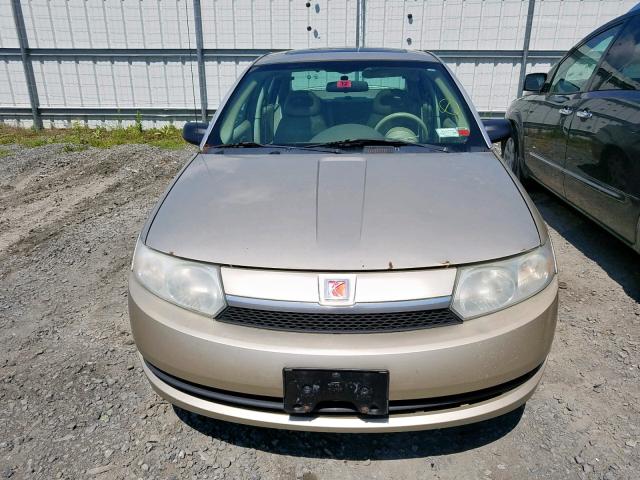 1G8AZ52FX3Z147820 - 2003 SATURN ION LEVEL GOLD photo 9