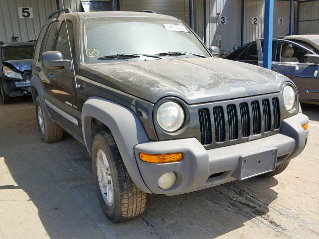 1J4GL48K02W132690 - 2002 JEEP LIBERTY SP BLACK photo 1