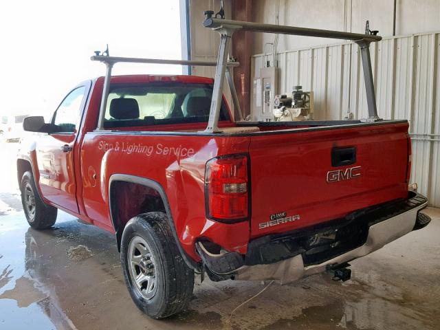 1GTN1TEH0EZ362495 - 2014 GMC SIERRA C15 RED photo 3