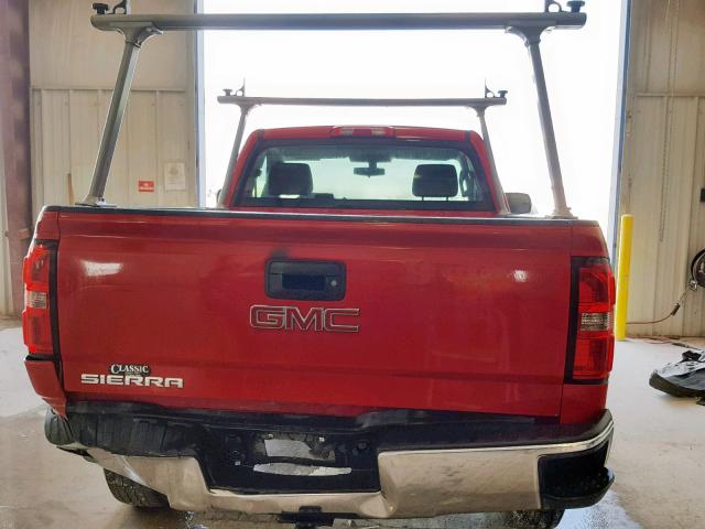 1GTN1TEH0EZ362495 - 2014 GMC SIERRA C15 RED photo 6