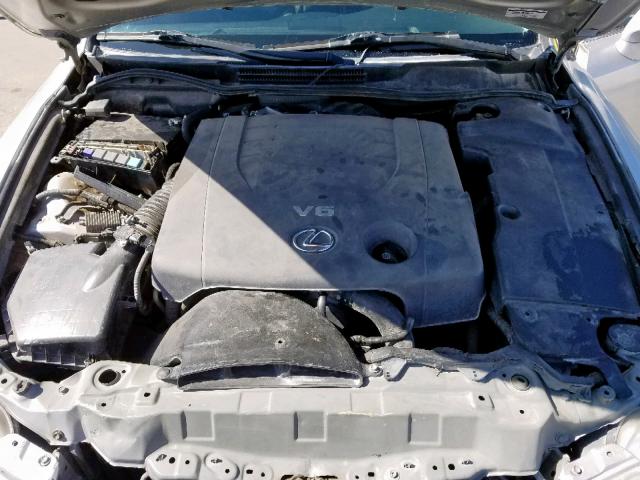 JTHBK262582076268 - 2008 LEXUS IS 250 GRAY photo 7