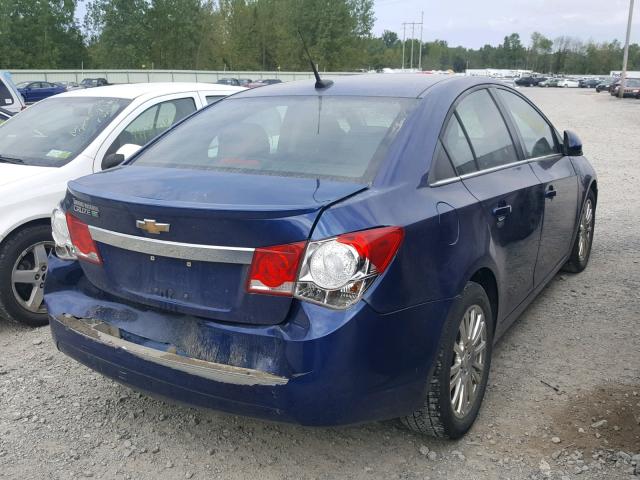 1G1PH5SB6D7231574 - 2013 CHEVROLET CRUZE ECO BLUE photo 4