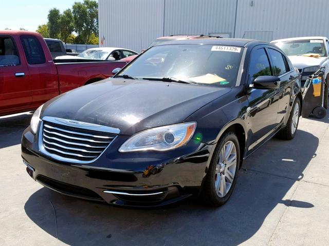 1C3BC1FG7BN562823 - 2011 CHRYSLER 200 TOURIN BLACK photo 2