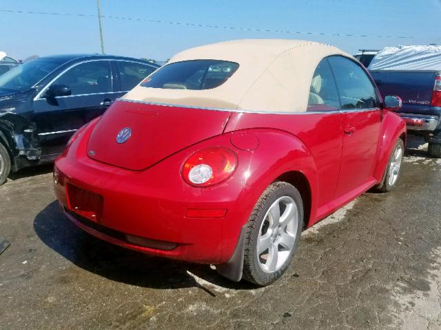 3VWSF31Y86M321557 - 2006 VOLKSWAGEN NEW BEETLE Qırmızı foto 4