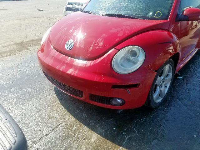 3VWSF31Y86M321557 - 2006 VOLKSWAGEN NEW BEETLE Qırmızı foto 9