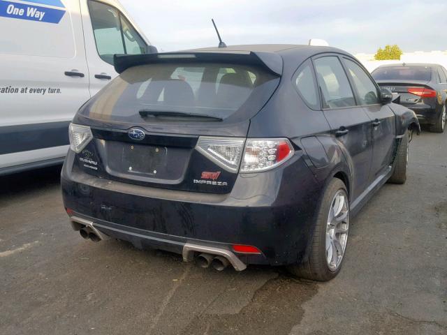 JF1GR8H65BL832159 - 2011 SUBARU IMPREZA WR BLACK photo 4