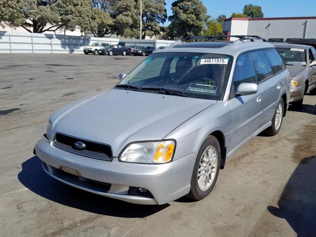 4S3BH635036312364 - 2003 SUBARU LEGACY L GRAY photo 2