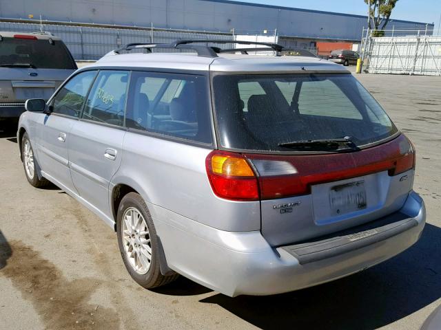 4S3BH635036312364 - 2003 SUBARU LEGACY L GRAY photo 3