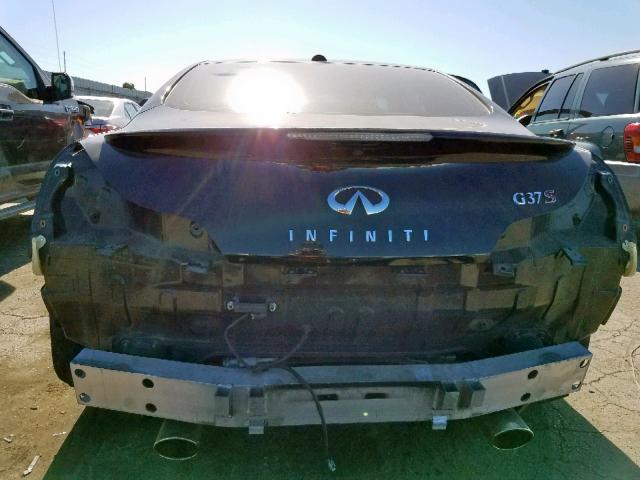 JNKCV64E49M601746 - 2009 INFINITI G37 BASE BLACK photo 9