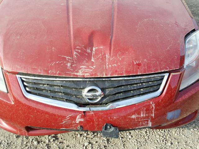 3N1AB6AP0BL677023 - 2011 NISSAN SENTRA 2.0 RED photo 7